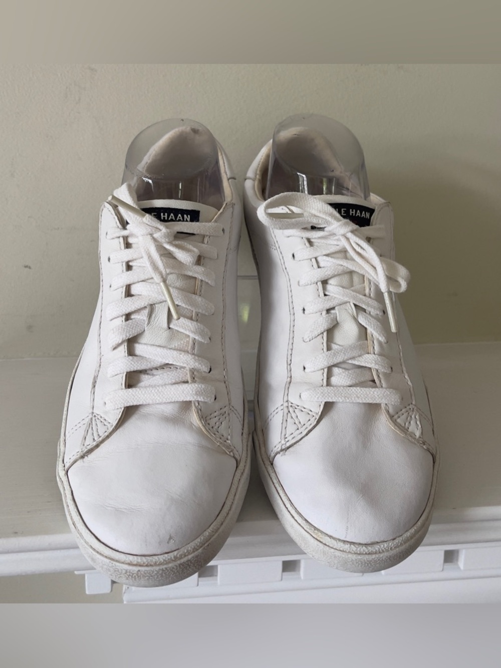 Cole Haan Women’s White Grand Crosscourt Leather Sneaker. Size 8.5 EUC - Picture 3 of 10
